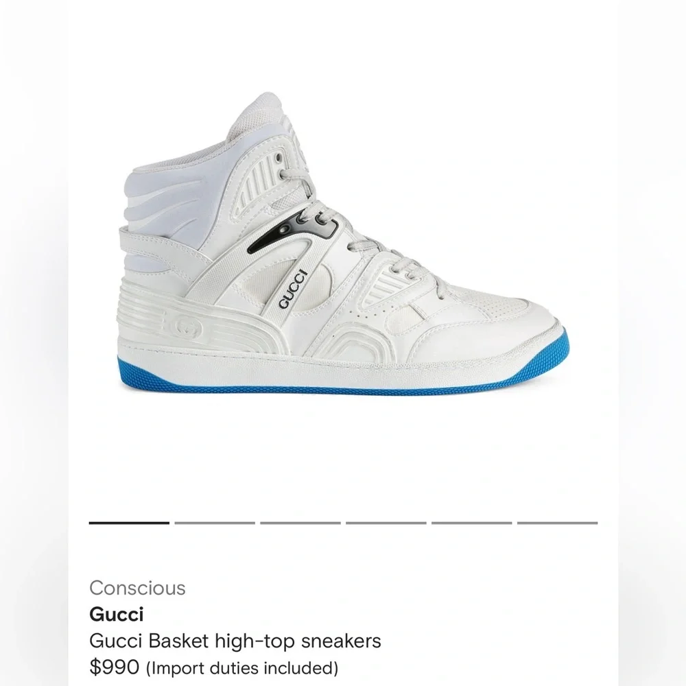 Gucci basket sneakers brand new